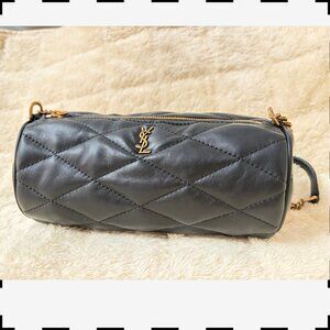 Yves Saint Laurent black single-shoulder bag